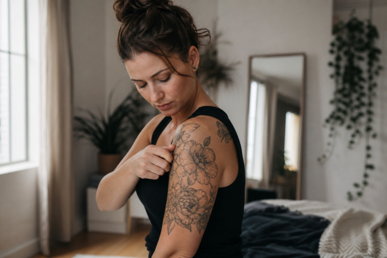 Titelbild zu „Wenn das Tattoo nicht mehr zum Leben passt“